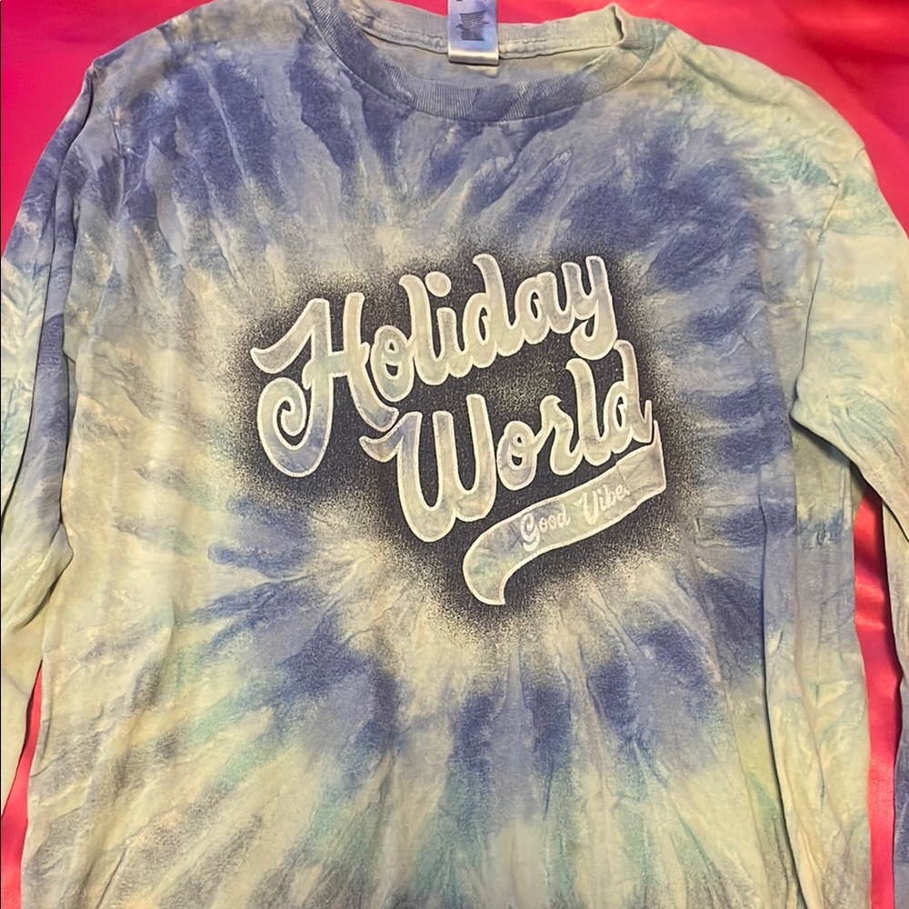 Holiday World Tie-Dye Long Sleeve Shirt